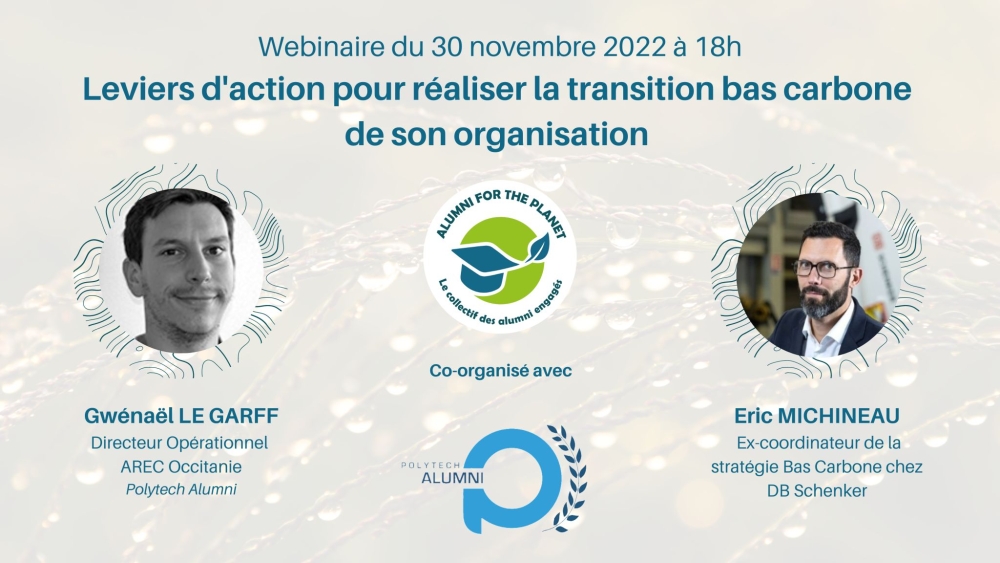 [Webinaire] Leviers d'actions pour réaliser la transition bas carbone ...