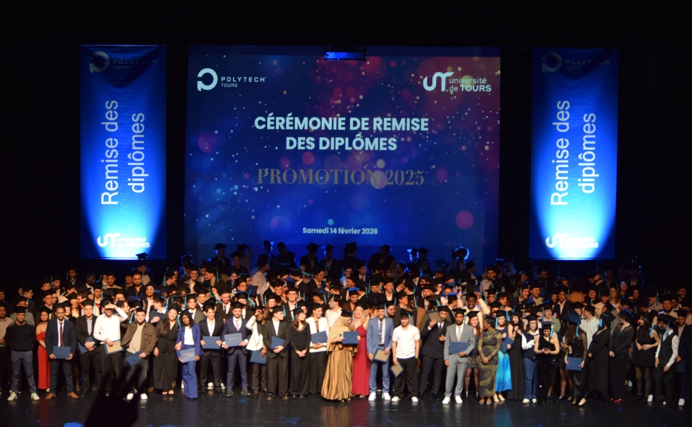 Graduation ceremony for Polytech Tours Class of 2024