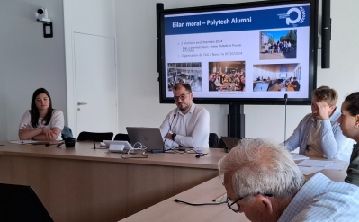 Laetitia Raffin (left) was elected President of the AIPN at the Association's General Meeting on May 17, 2025. She succeeds Thomas Petitjean (center).